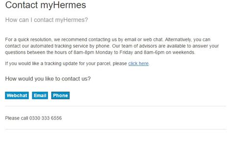 my hermes customer service email